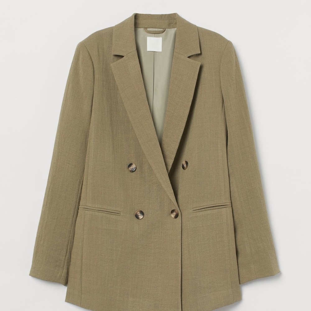 H&M double breasted jacket - new